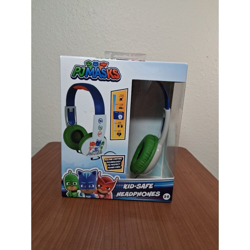 NEW Over The Ear Headphones PJ Masks Soft and Cushioned Ear Pieces Age 3-9